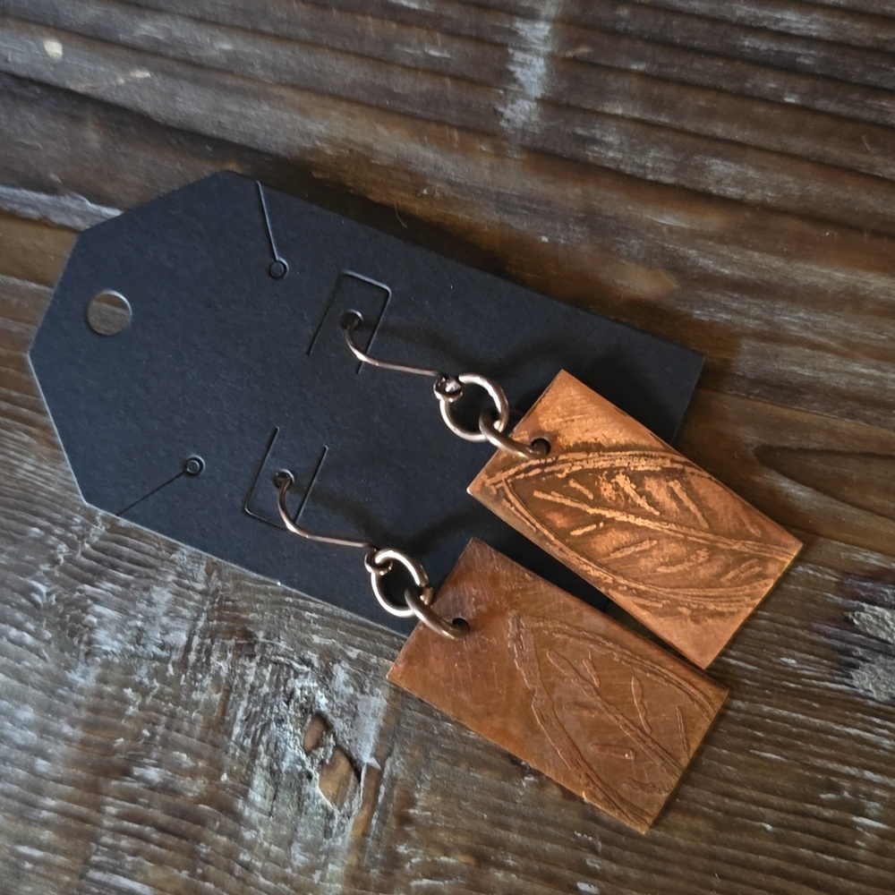 Handmade Copper Earrings